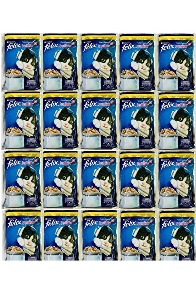 FELIX Junior Tavuklu Yavru Kedi Pouch Mama 20 Adet