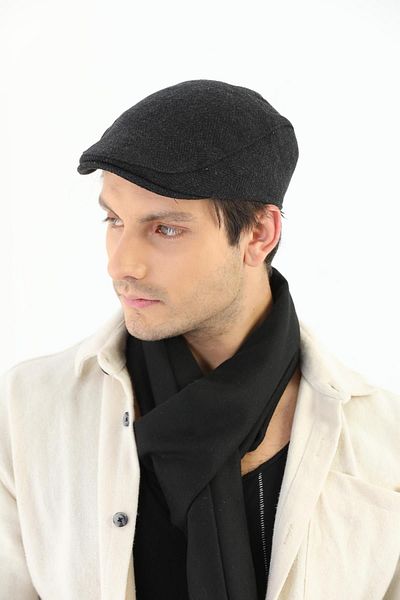Ritagarcia Χειμερινό αθλητικό καπέλο με σχέδιο ανθρακί