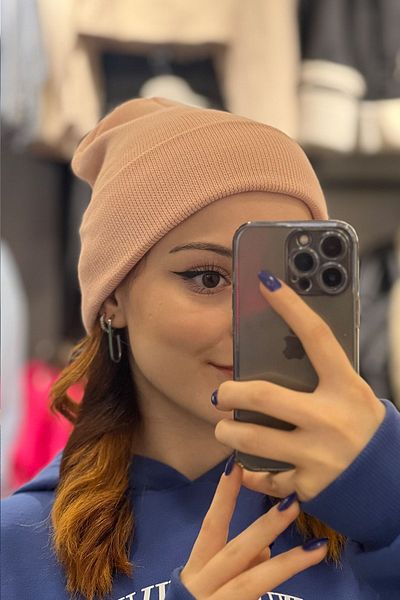 Ritagarcia Unisex Winter Powder Folded Beret