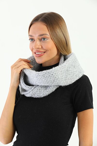 Ritagarcia Жіночий в'язаний сірий шарф