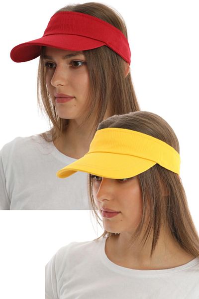 Ritagarcia UV Protective Unisex Visor Tennis Hat Set of 2