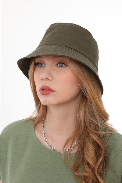 Ritagarcia Women's Fisherman Khaki Bucket Hat
