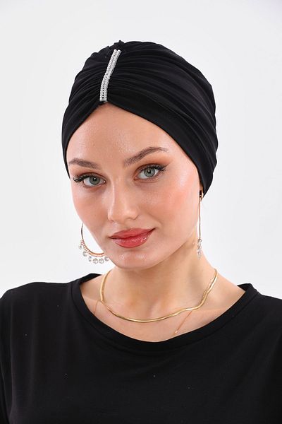 Ritagarcia Gathered Jewelled Bonnet