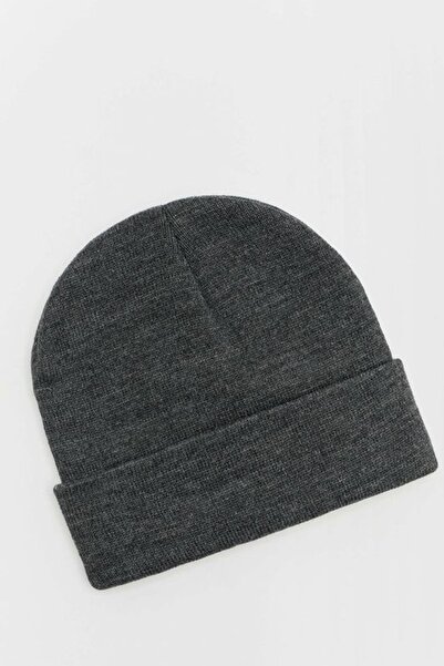 Ritagarcia Унісекс Зимова темно-сіра шапка з відворотом