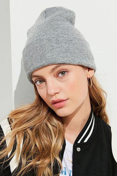 Ritagarcia Unisex Winter Gray Folded Beret