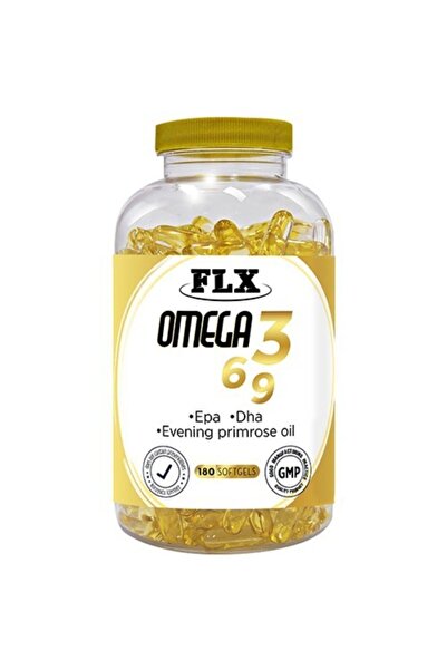 FLX Omega 3-6-9 Fish Oil Dha-Epa 180 Softgel