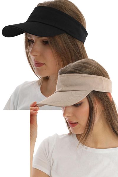 Ritagarcia UV Protective Unisex Visor Tennis Hat Set of 2