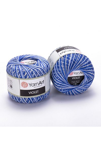 Yarnart Violet Melange - Μαρμάρινο, Mercerized Lace Marbled-5355