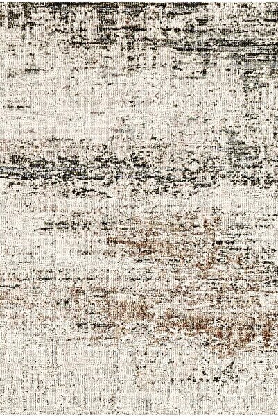 Sermod 52-süngerli Bej Özel Kilim Dokulu Modern Kaymaz Halı Örtüsü