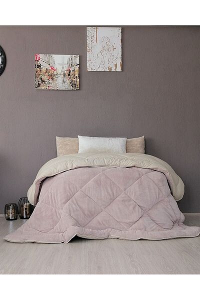 TİNİMİNİ HOME Single Welsoft 100% Cotton Silicone Quilt | Double Sided | 63 Wire Woven Fabric