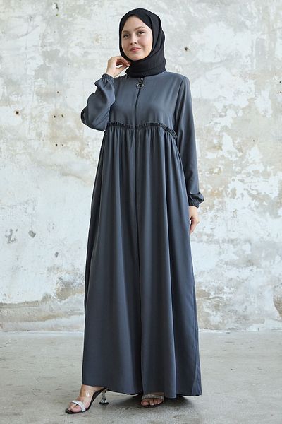 InStyle أنثراسايت الملونة شرابة مفصلة جمع Ferace