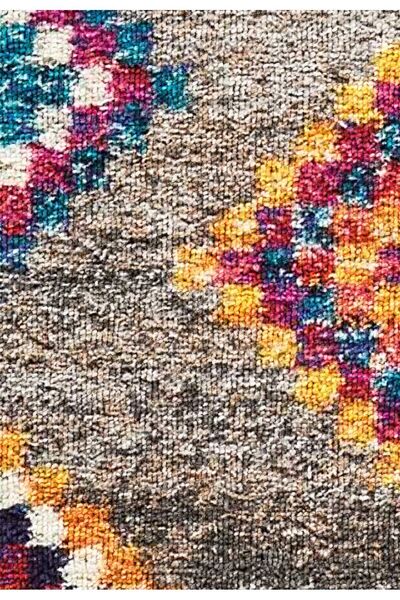 Sermod 98 - Bohem Kilim Dokulu Kaymaz Lastikli Süngerli Halı Ötüsü