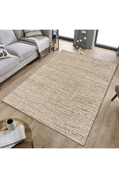Sermod 60 Burete crem maro topit modern covor antiderapant