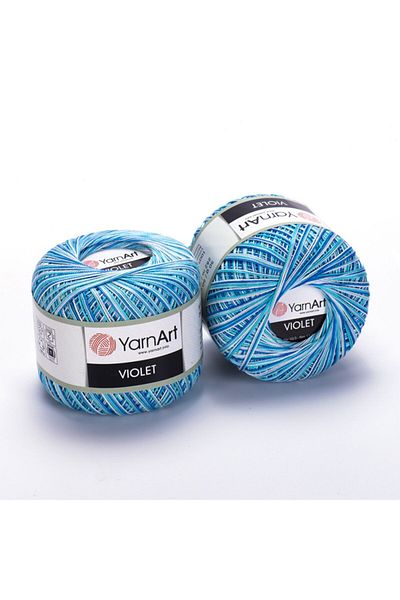 Yarnart Violet Melange - Μαρμάρινο, Mercerized Lace Marbled-510