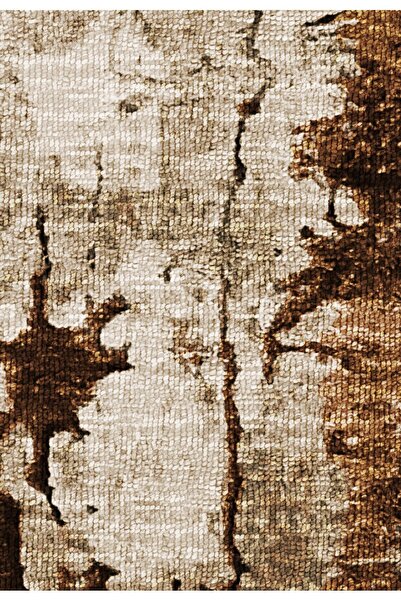 Sermod 99- Süngerli Modern Gri Antra Mavi Kilim Dokulu Kaymaz Lastikli Halı Ötüsü