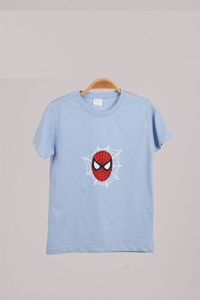 Çiggo Kids Spider Printed 3-piece Cotton Crew Neck T-shirt Set