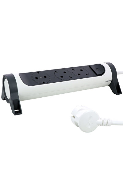 Legrand Sabitlenebilir Ve Dönebilir 3'lü Anahtarlı Priz