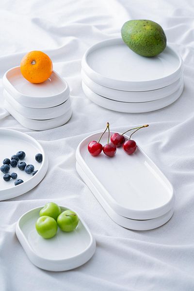 ACAR Bianco Perla 10 Piece Breakfast Set - Set for 4 People
