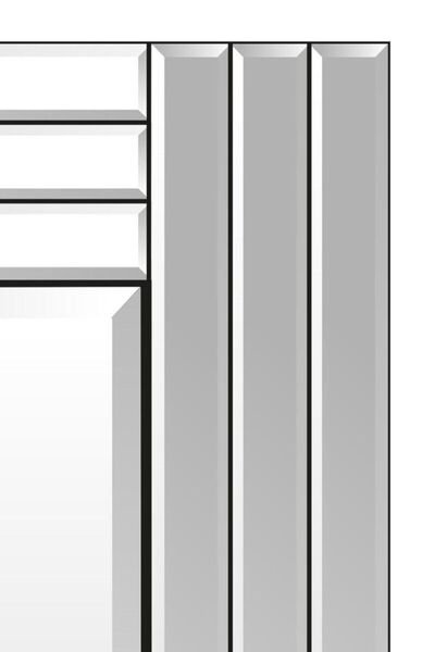 ant home Model Line Dekoratif Desenli Bizoteli Salon Ofis Konsol Aynası