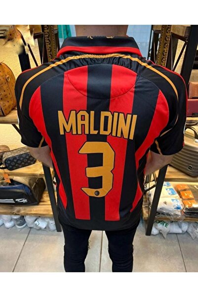 HS HAKAN SPOR قميص مالديني ميلان ريترو - أنيق ومريح