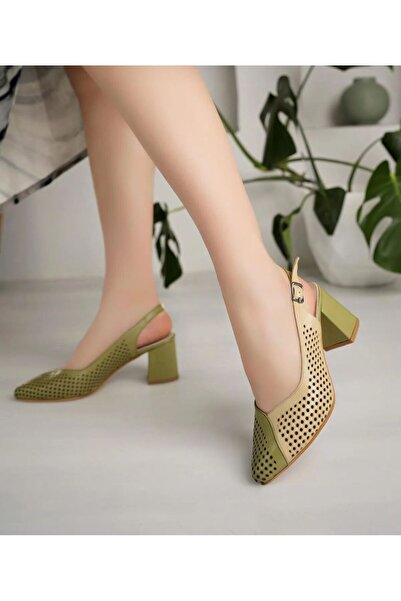 Elf Shoes & Bags HAKİKİ DERİ KADIN TOPUKLU AYAKKABI