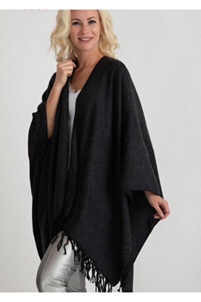 Lady c Olor Kadın Panço 0501