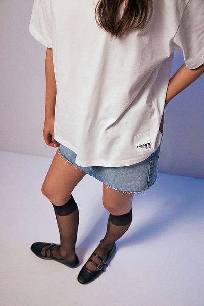 Bases Tricou oversize cu mânecă scurtă de bază premium, 100% bumbac