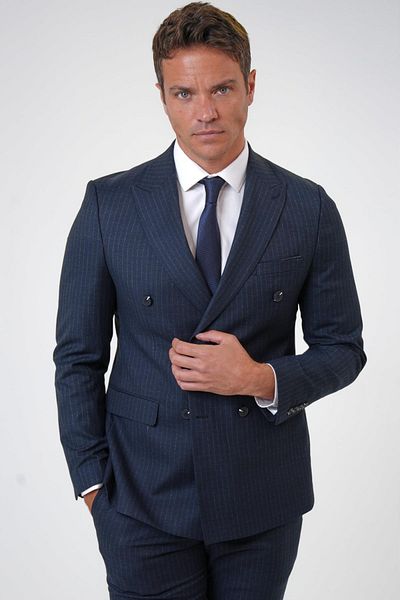 SÜVARİ Dobby Slim Fit Suit