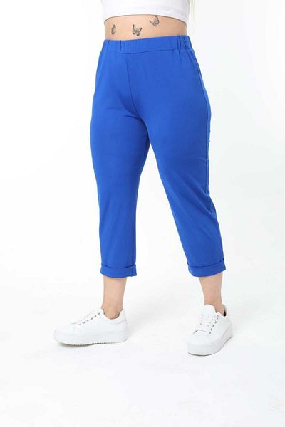 Esina Women's Diver / Scuba Fabric Capri Pants