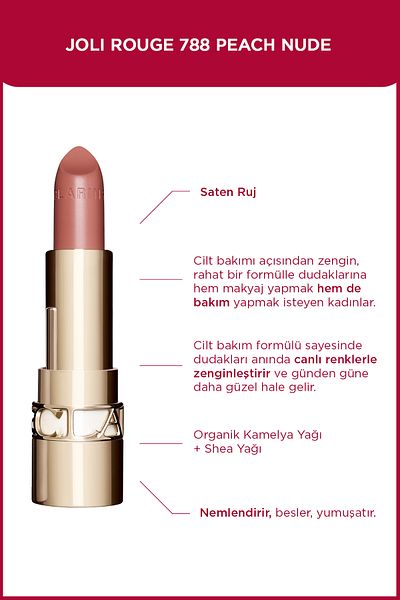 Clarins Joli Rouge 788 Model Shade