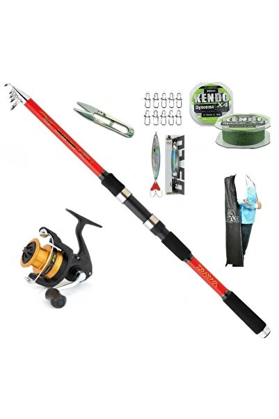 daiwa Sweepfire 240cm 20-50gr Fx C3000 Tele Spin Olta Takımı Seti