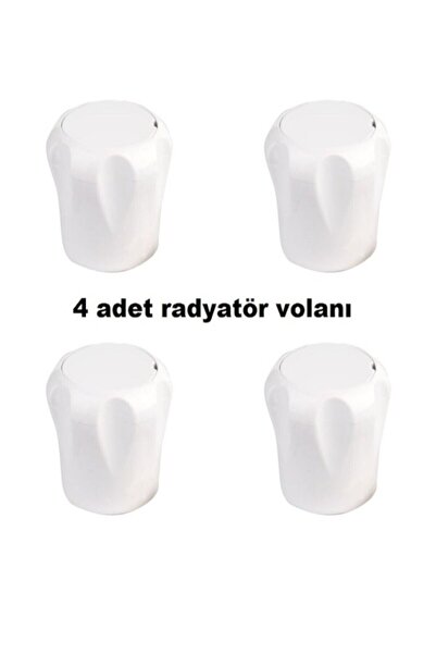 EraycanYapıMarket 4 Adet Plastik Radyatör Havlupan Petek Vanası Volanı Volan