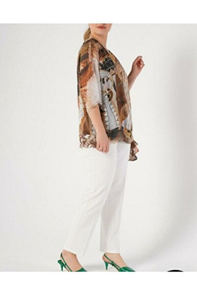 MAXLEVEL MODA Μπλούζα από σιφόν