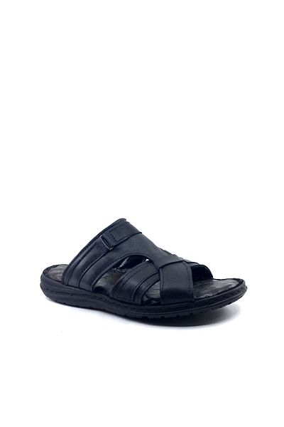 AYAKKABIMOOD Мъжки ортопедични чехли 4930 - Черни Shoesmood