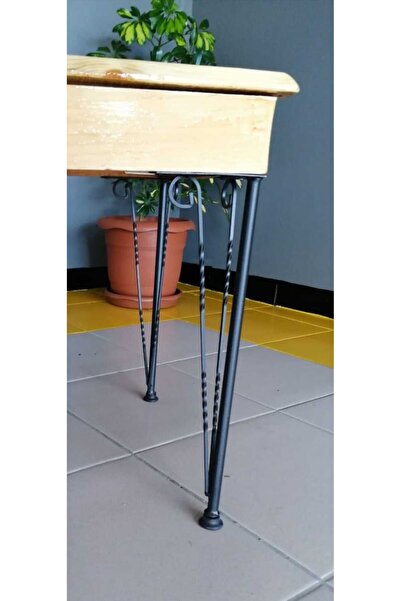 HENDA Irmak Ayak 80 Cm Siyah Dekoratif Masa Ayağı Stk-640