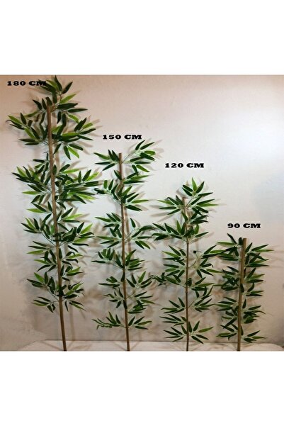 ANADOLUPLANT Yapay Bambu 180 Cm Ithal Islak Yaprak 5 Adet