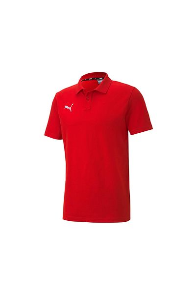 Puma Teamgoal 23 Casuals Red Polo Training T-Shirt -65657901