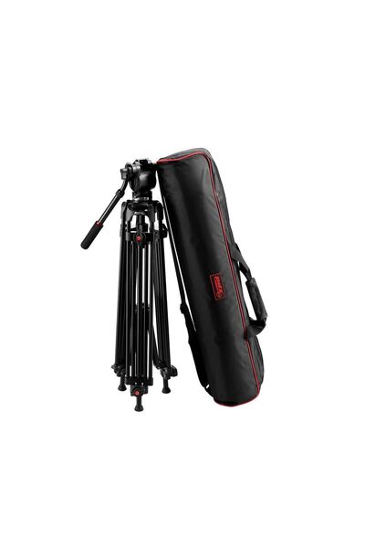 PDX 0508a Pro 167cm Profesyonel Video Tripod 10kg Taşıma