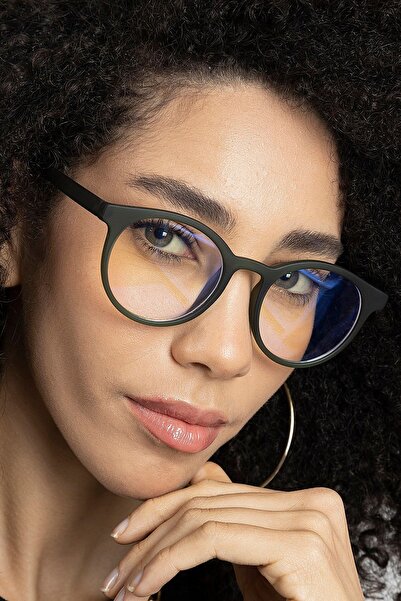 polo55.sport.1855 كتلة زرقاء مستديرة سوداء/نظارات حماية من الضوء الأزرق