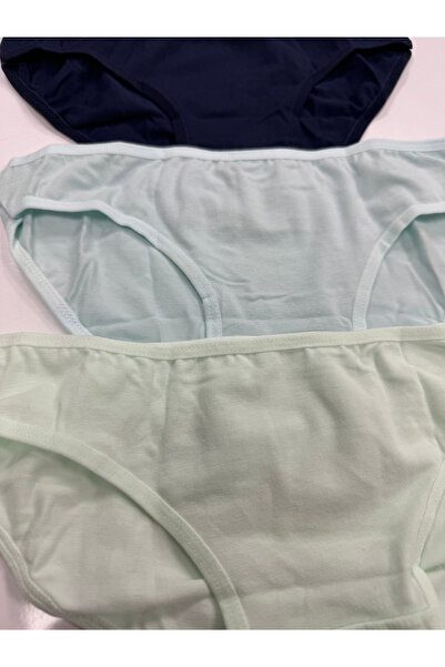 Eros Set de chiloți de damă din bumbac de bază din 3 piese