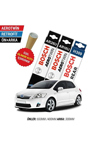 Bosch Toyota Auris Ön Arka Silecek (2007-2012) Bosch Aerotwin