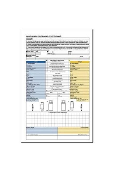 Muka Kaza Tespit Tutanağı 25 Adet