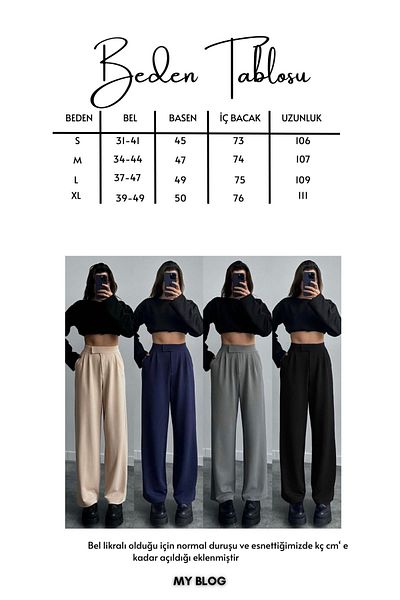 My Blog Women's Anthracite Redkit Velcro Closure Palazzo Pants