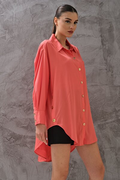 SHUGAA قميص فيسكوز فاخر للسيدات