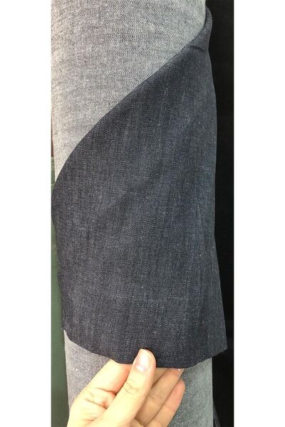 turkanlarhome جاكيت وسترة وسروال مصنوع من قماش الدنيم متر