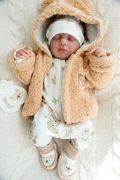 PATSAN Plush Fleece Baby Hooded Zippered Cardigan Wellsoft