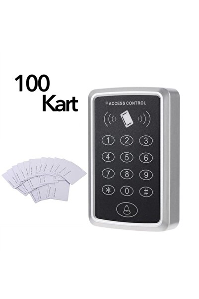 SONEX RFID Şifreli Kapı Kilidi – Kartlı Geçiş Sistemi, 100 Adet Proximity Kart