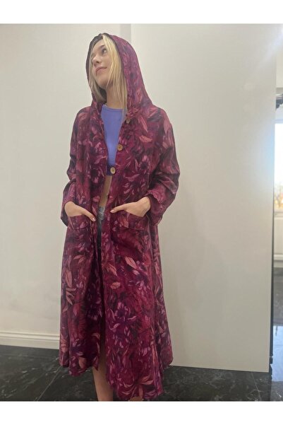 Bohemian Women's Linen Fabric Flowing Long Kimono