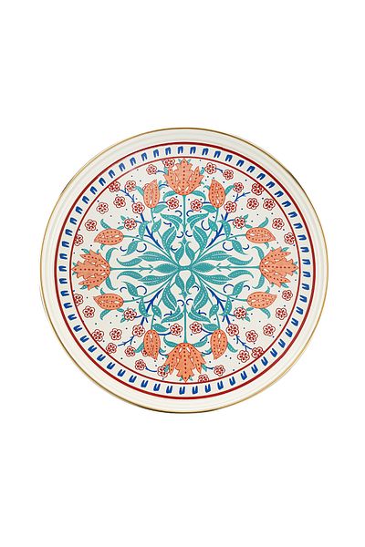 Emsan 31 cm Hasbahçe Enamel Tray