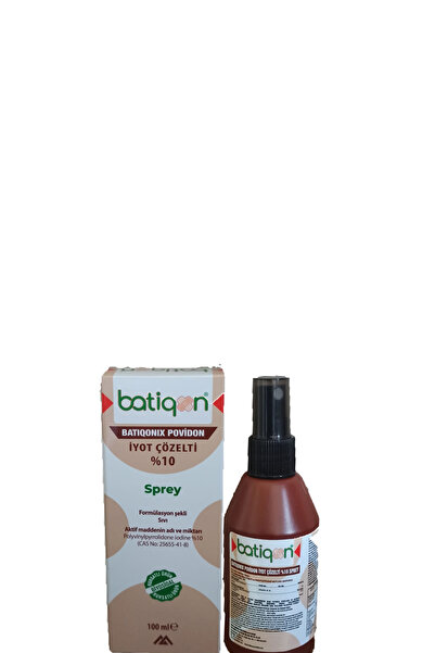 BATİQON Batiqonix Povİdon İyot Çözeltİ 100 Ml Sprey 5 Adet